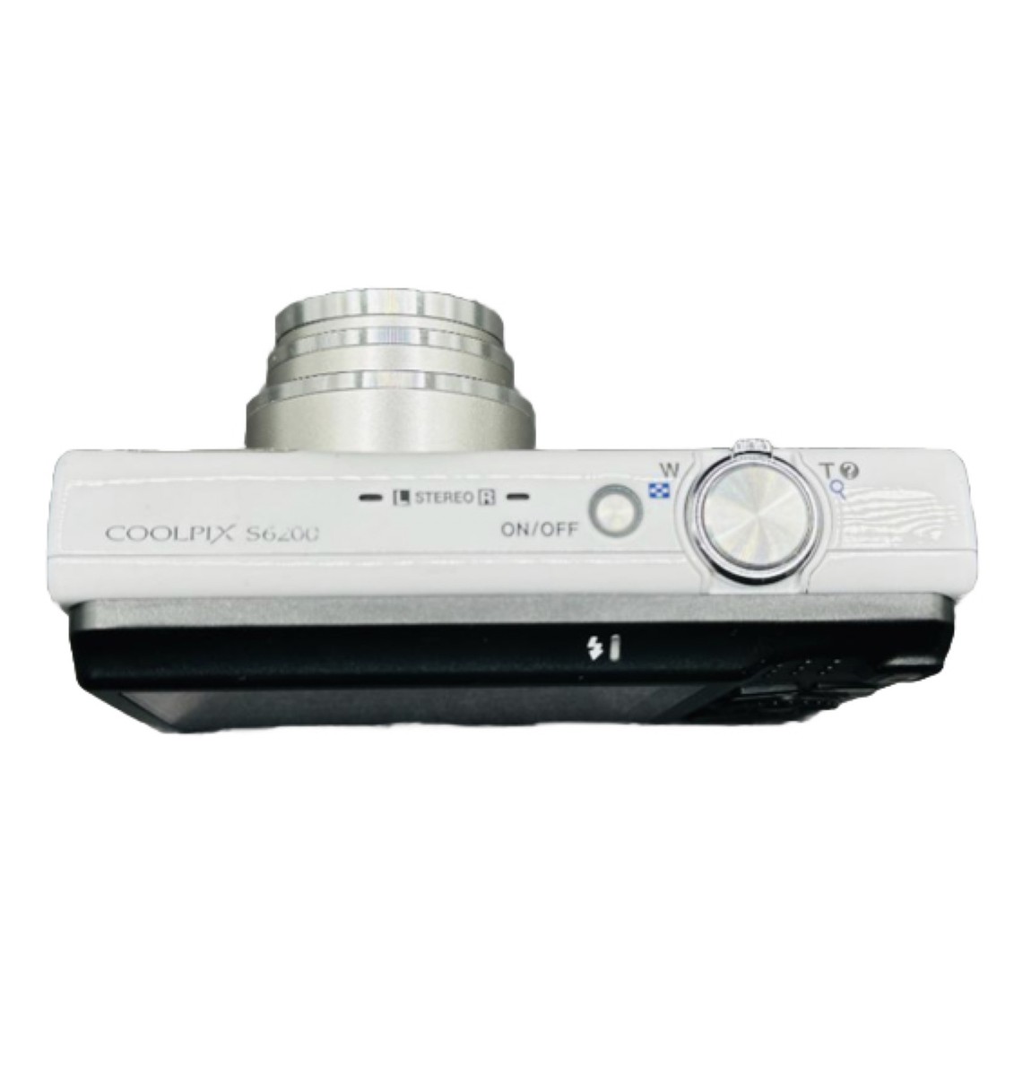 Nikon Coolpix S6200 digital camera W/Battery, Charger White | eBay