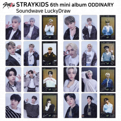 Stray Kids 6th Mini Album Oddinary SoundWave Lucky Draw Photocard