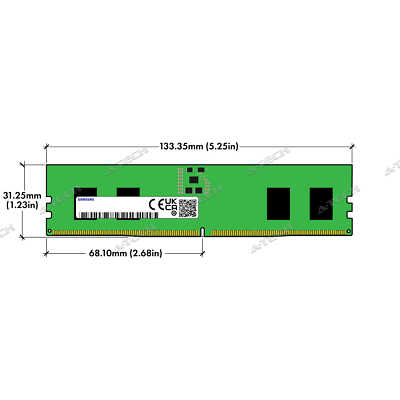 Samsung 8GB DDR5 DIMM M323R1GB4BB0-CQK M323R1GB4BB0-CQKOL Desktop