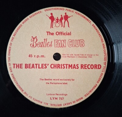 Another Beatles Christmas Record 1964 Official Fan Club UK Flexi