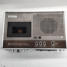 SONY TC-2850SD Cassette Tape Recorder Deck Meters w/Adapter Tested