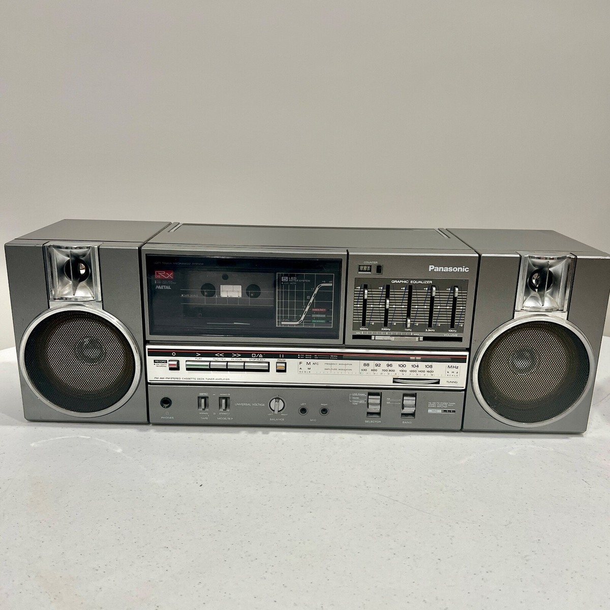 Vintage 80's PANASONIC RX-C45 Boombox Ghetto blaster cassette
