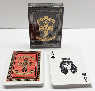 Guns N Roses 2023 Tour VIP Merch Playing Cards Appetite for