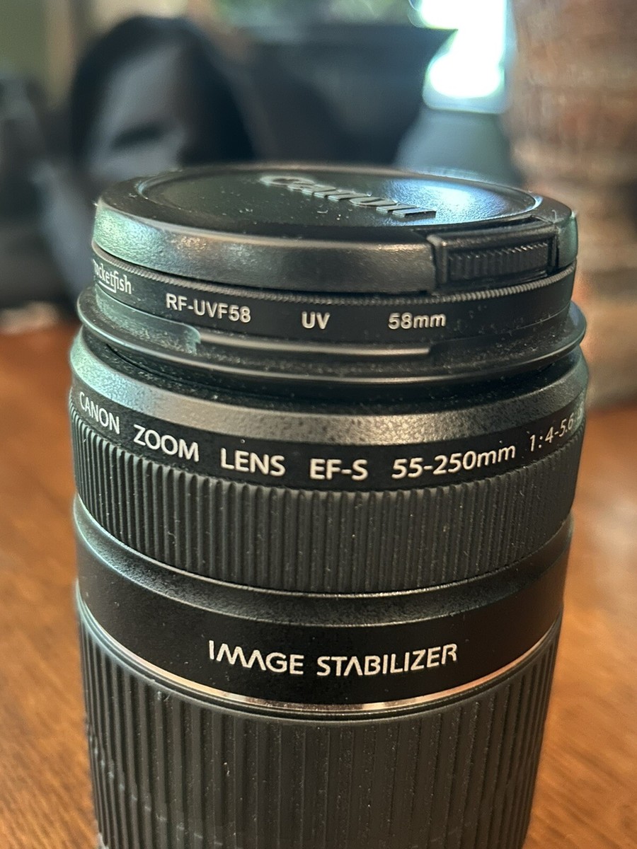 Canon EF-S 55-250mm f/4-5.6 IS Telephoto Zoom Lens For Canon Rebel