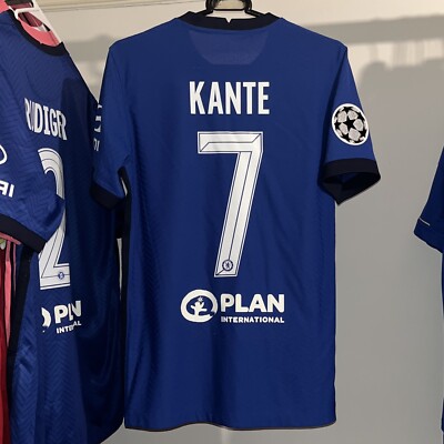 Chelsea 2020/21 Nike Vaporknit Home Football Shirt UCL Final Kante