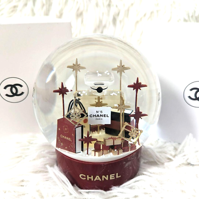 CHANEL N°5 Crystal Snow Globe Dome Rare VIP Gift Box Not for Sale