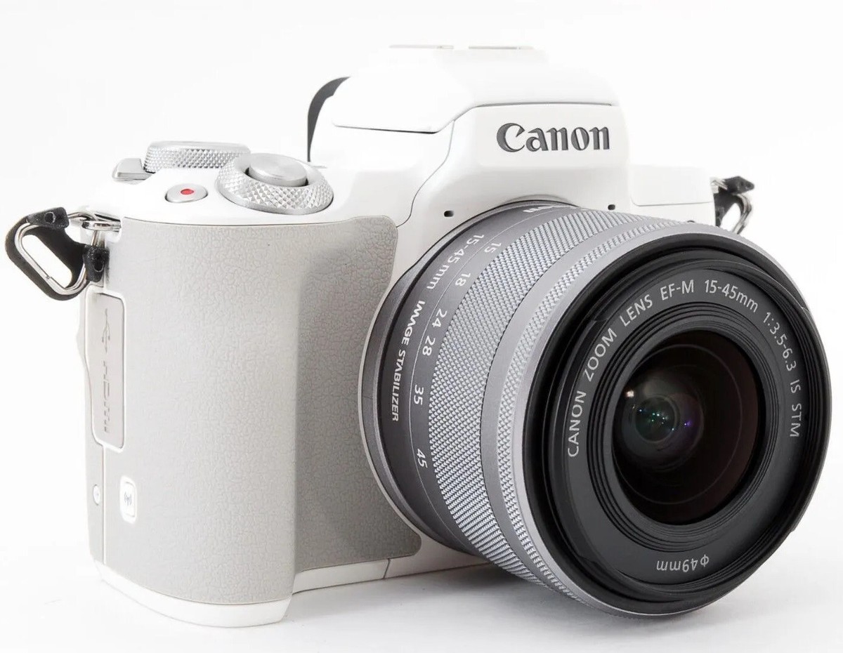Canon EOS M50 Mark II 2 / Kiss M2 24.1MP 15-45mm Lens Kit Japanese