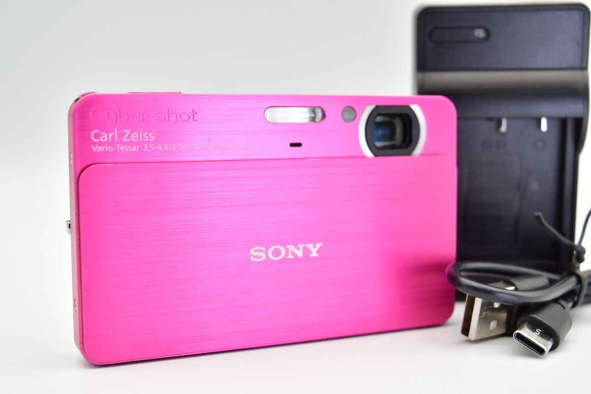 ⏯️[Excellent+5] SONY Cyber-shot DSC-T700 Digital Camera Pink
