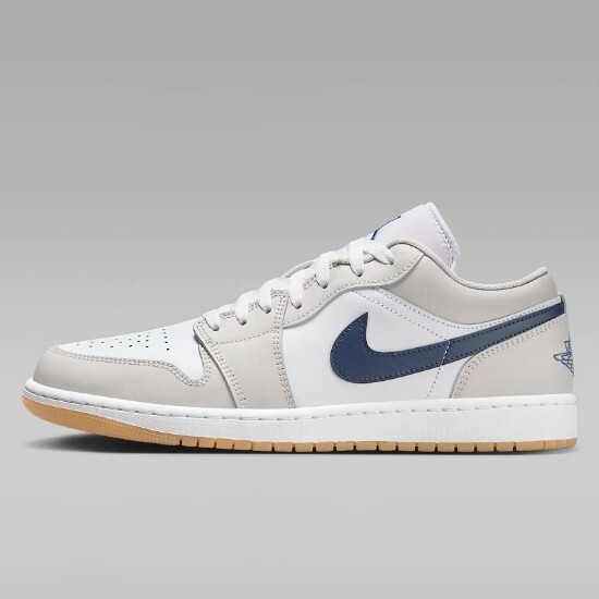 Nike Air Jordan 1 Low 'White/Neutral Grey' (553558-146