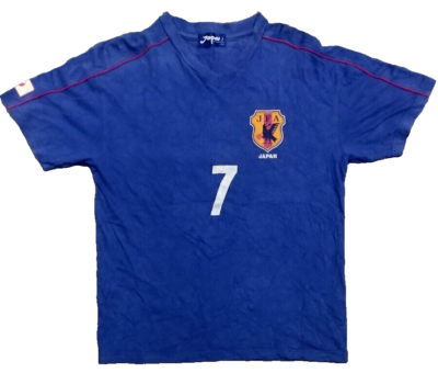Hidetoshi NAKATA #7 Men's Japan National Team JFA Blue Jersey 100