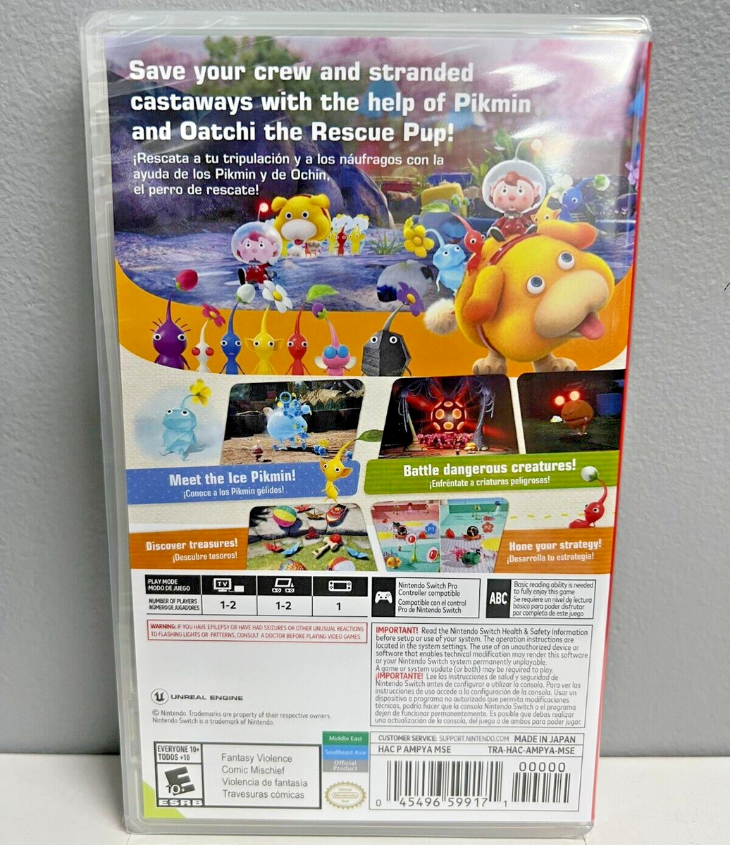 Pikmin 1+2 & 3 Deluxe & 4 Switch New Sealed Bundle Special (Action