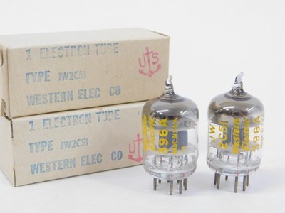 Western Electric JW-2C51 396A Vintage 1951 NOS Tube Pair (matched