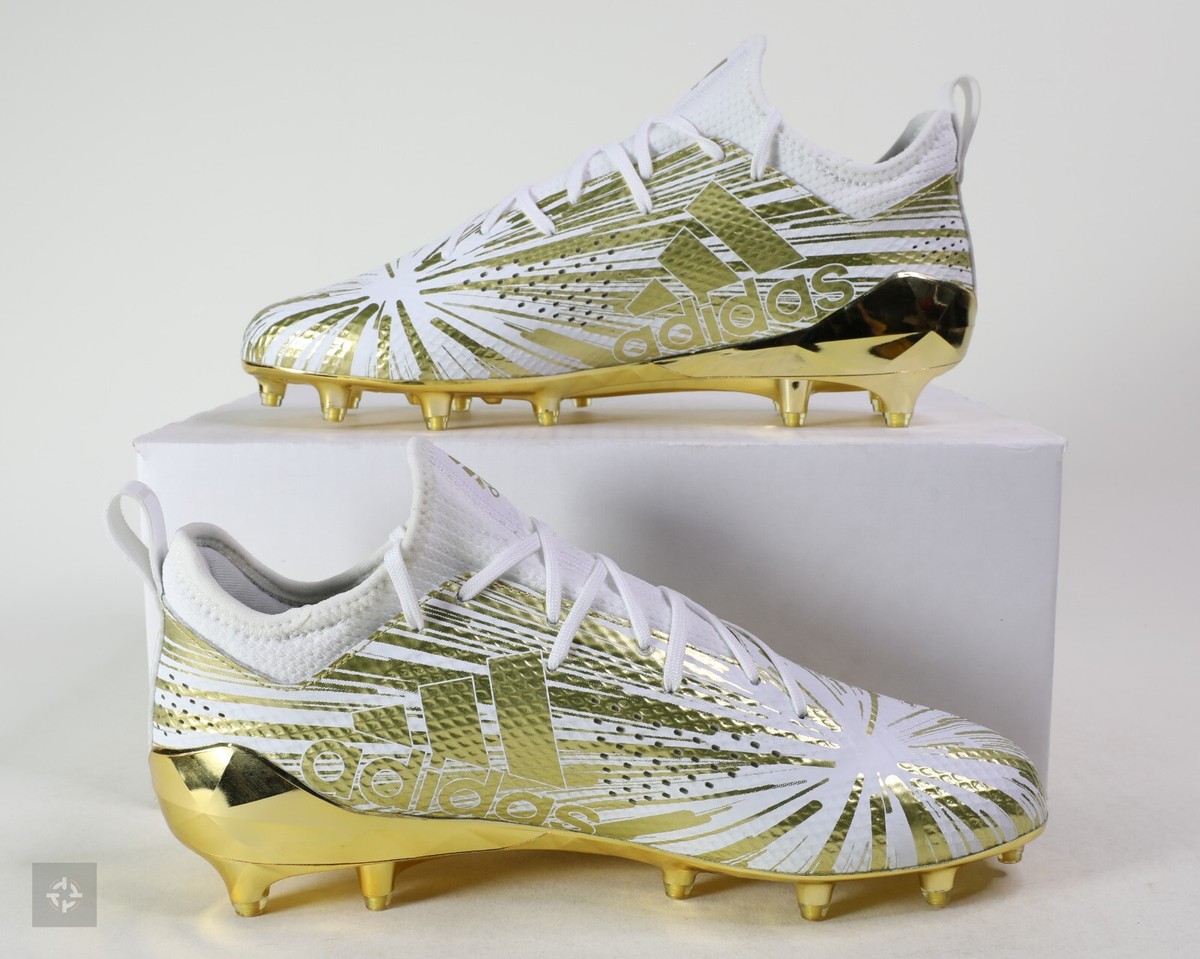 Adidas Adizero 5-Star 7.0 Gold Metallic Football Cleat Men's Size