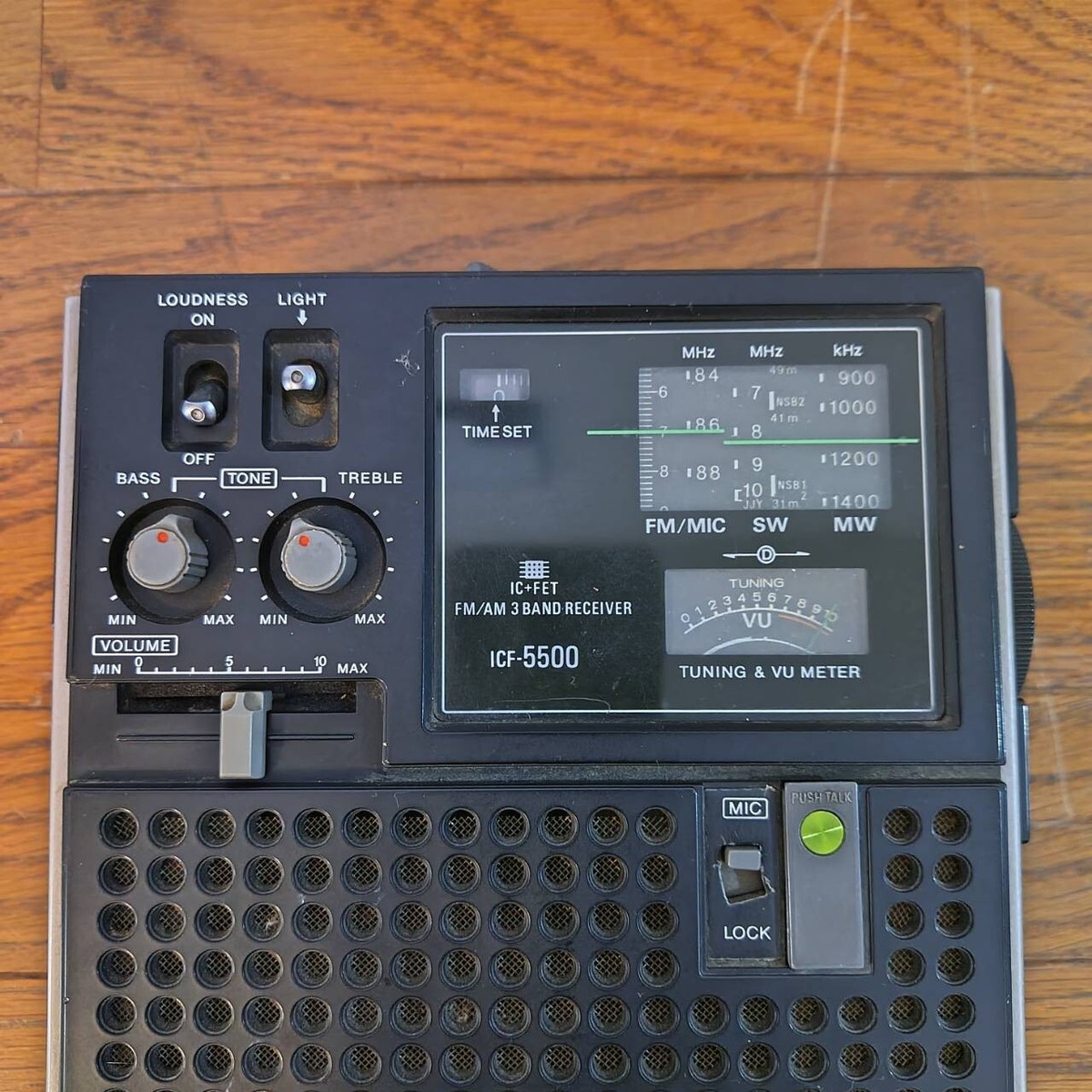 SONY ICF-5500 Sky Sensor Shortwave Radio 3 Band Receiver Working F