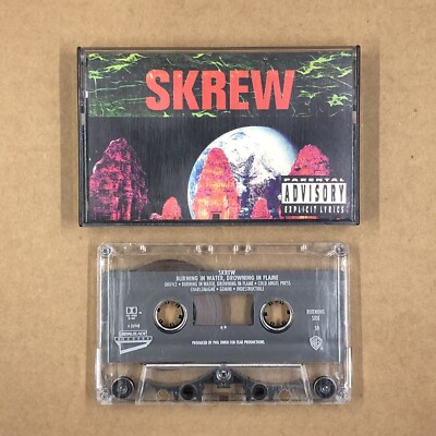 SKREW Cassette Tape 90s Metal Industrial BURNING IN WATER SYMPATHY
