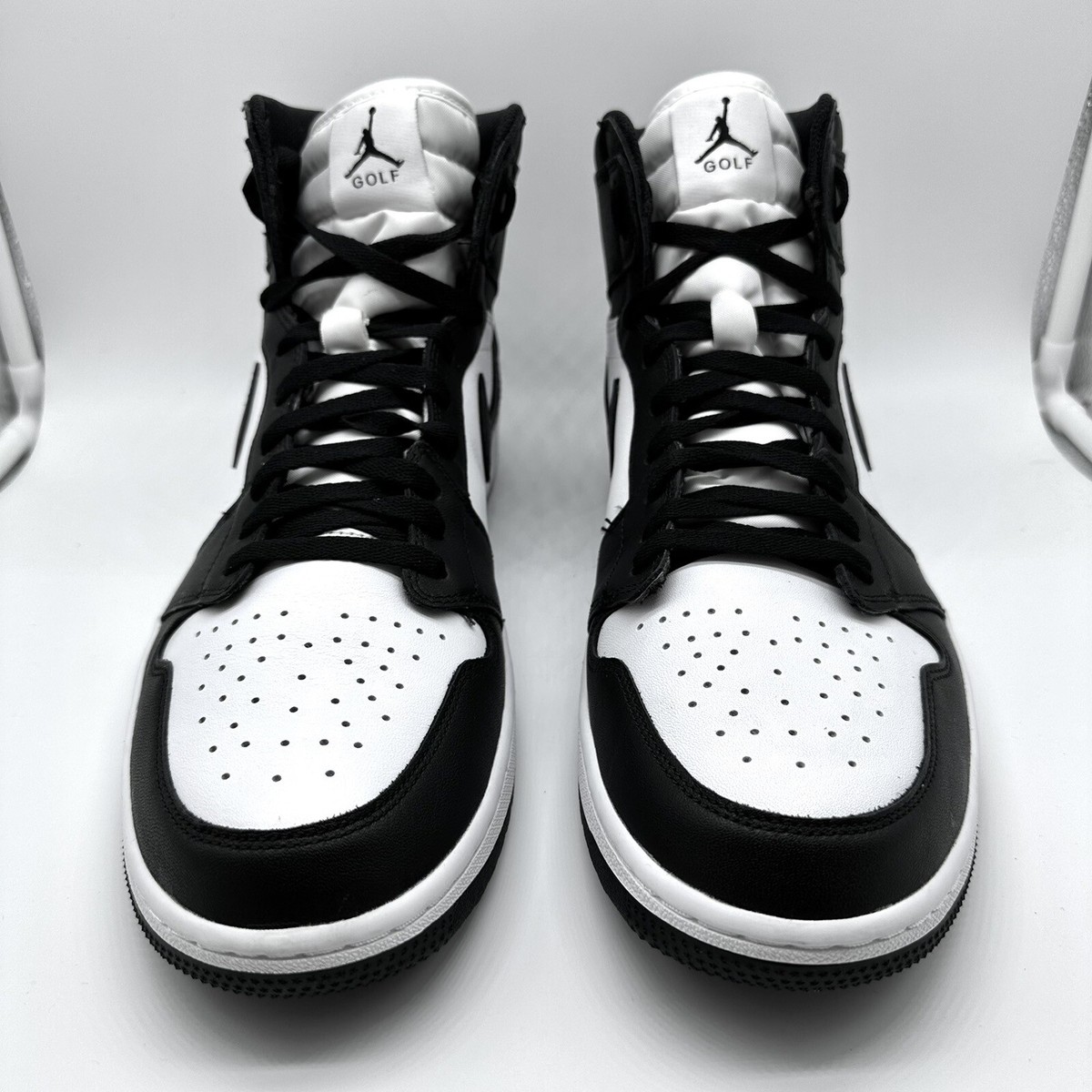 Nike Air Jordan 1 High Golf Shoes Black White Panda DQ0660-101