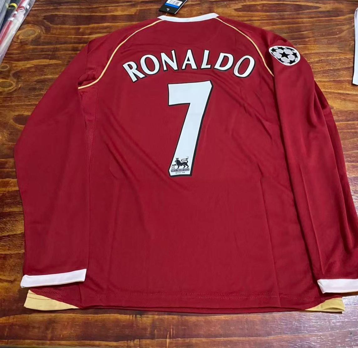 Ronaldo #7 UEFA MANCHESTER UNITED 2006/2007 Jersey | eBay