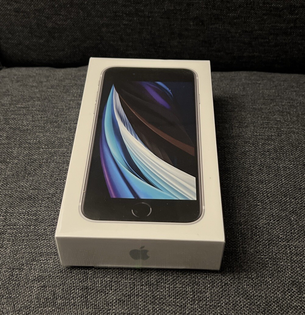 New Apple iPhone SE 2nd Gen. - 64GB - White A2275 Simple Mobile