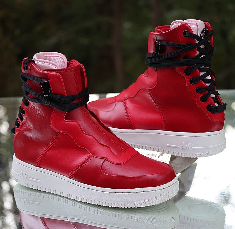 Nike Air Force 1 High Rebel XX Women's Size 9.5 Gym Red Custom