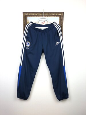 Vintage Adidas Chelsea Football Track Pants Soccer Sweatpants Mens