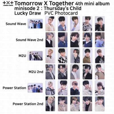 TXT 4th Mini Album Minisode 2 Thursday's Child Lucky Draw