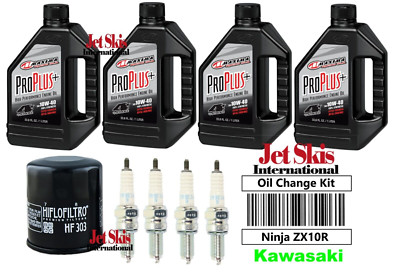 Synthetic Oil Change Kit For Kawasaki Ninja ZX10R ZX 1000 R | eBay