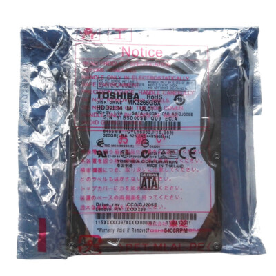 Toshiba MK3265GSX 320GB 5400RPM SATA 2.5