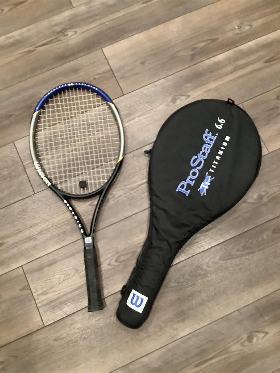tennis racket Wilson Pro Staff 6.6 Titanium OS 4.5 Grip 4 1/2 | eBay