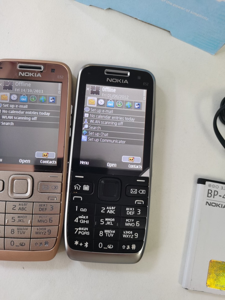 Nokia E52 - 60 MB - Black (Unlocked) for sale online | eBay