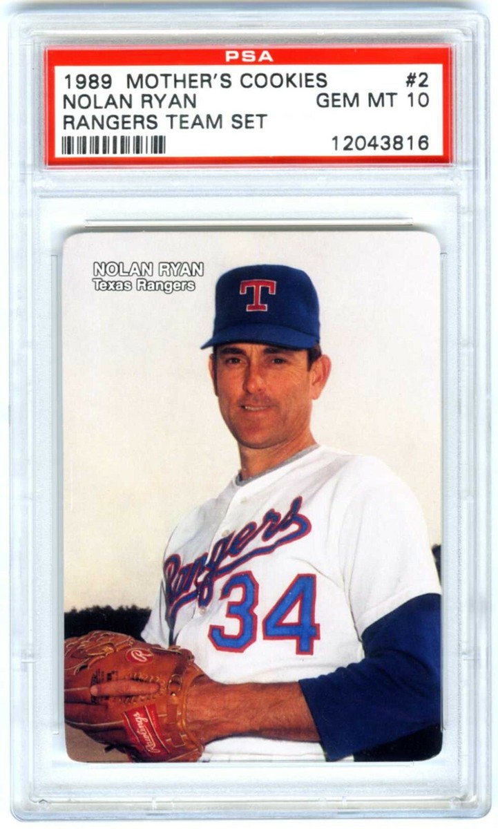 NOLAN RYAN~RARE POP 19~1989 MOTHER'S COOKIES 