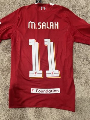 Liverpool Home Jersey 25/26 #11 Mo Salah Long Sleeve Authentic S