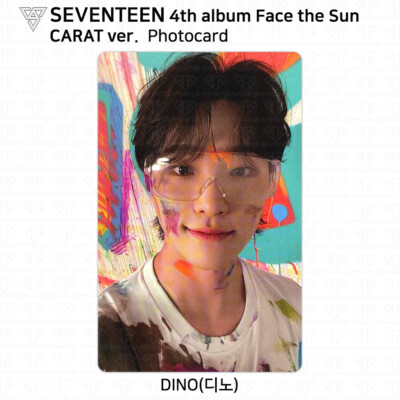 SEVENTEEN 4th Album Face the Sun Official Photocard Carat Version