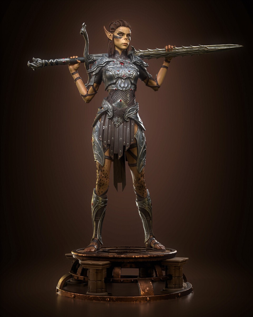 Lae zel Baldur's Gate figure | eBay