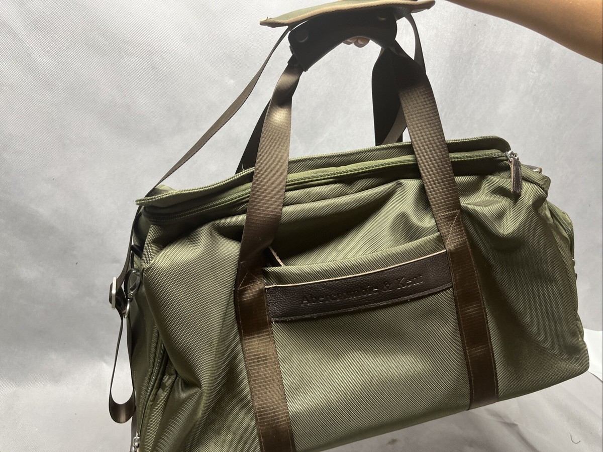 Abercrombie & Kent Large Duffle Bag Weekender Travel Safari Green