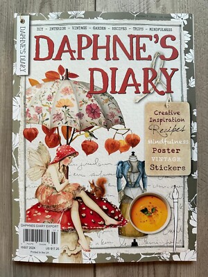 DAPHNE'S DIARY Number 7 2024 VINTAGE Stickers POSTER Mindfulness