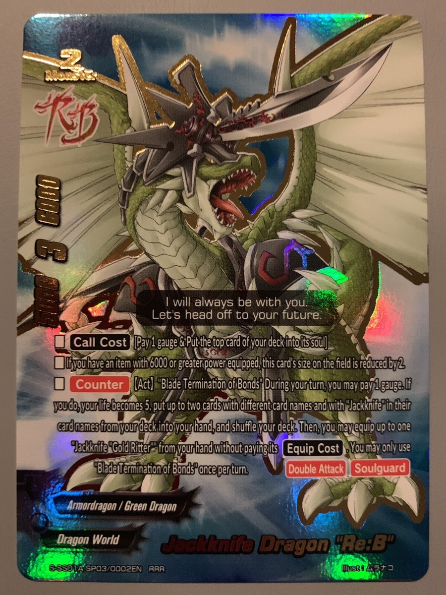 FUTURE CARD BUDDYFIGHT JACKKNIFE DRAGON “RE: B” S-SS01A-SP03