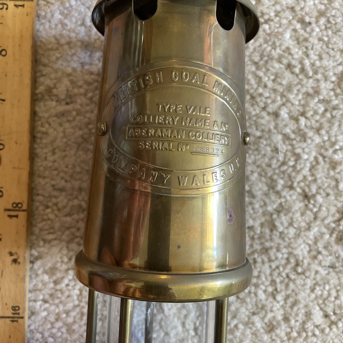 British Coal Mining Co Wales Type Vale Aberaman Colliery Miners