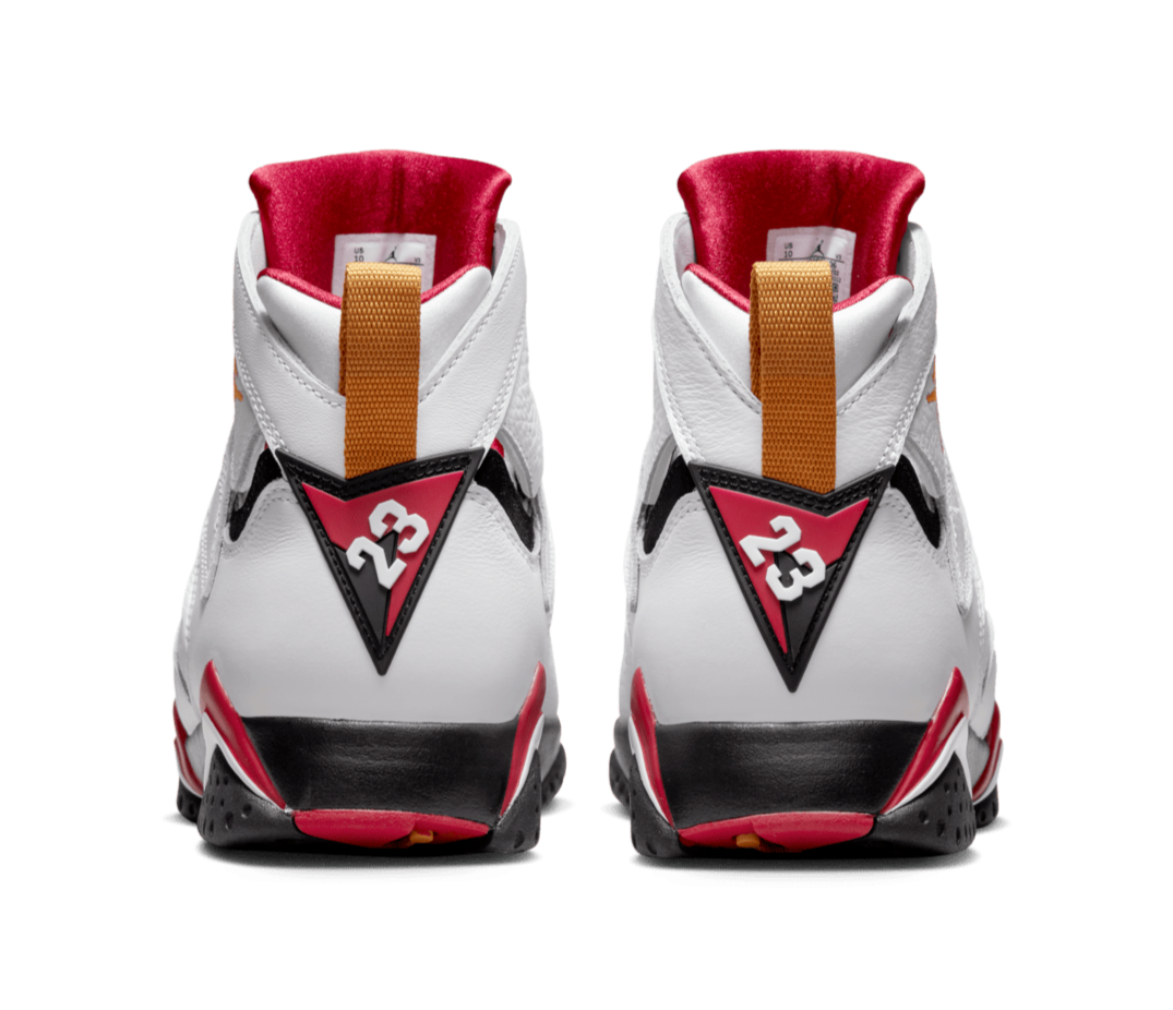 Nike Air Jordan 7 Retro White Cardinal Red UK 8 US 9 EUR 42.5