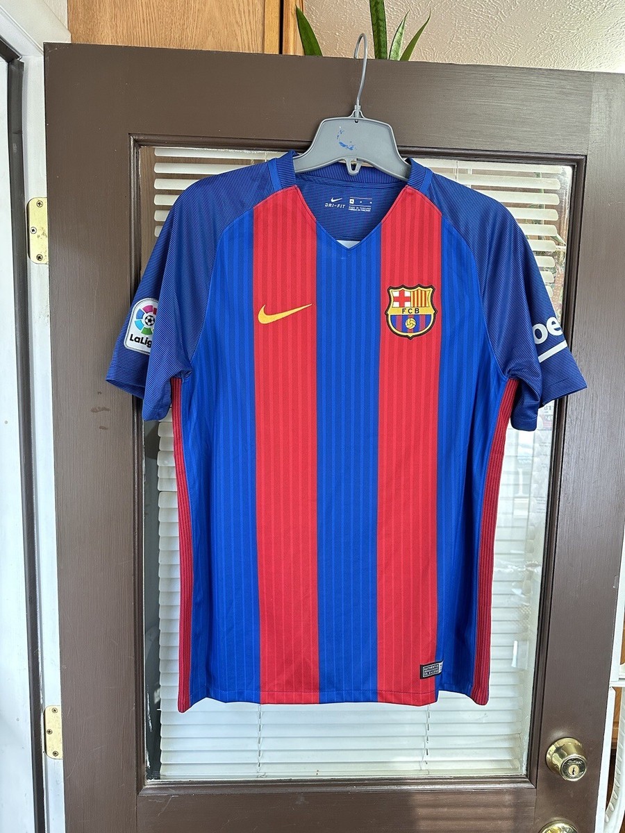 Authentic Nike FC Barcelona FCB 2016-2017 Football Soccer Jersey