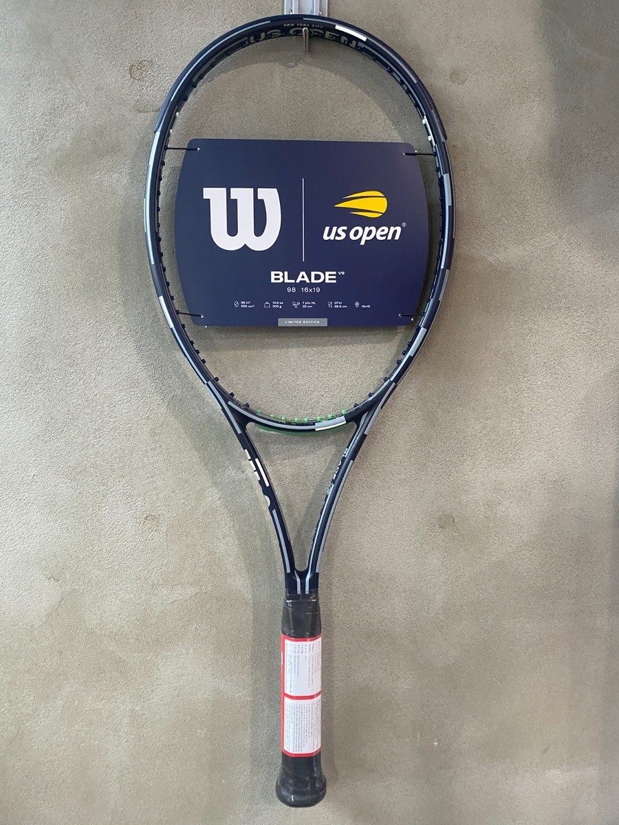 Wilson 2025 Blade 98 V9.0 US Open Tennis Racket Racquet 98sq 305g