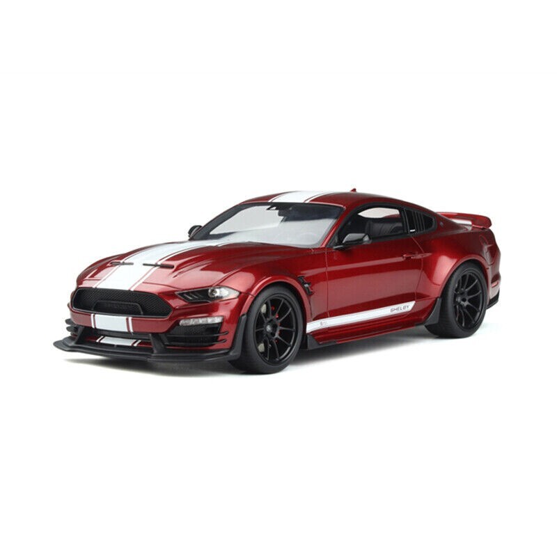 1/18 Ford Mustang Shelby GT500 Super Snake Red with Stripe Model