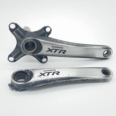 Shimano Deore XTR FC-M970 3x9 Speed 175mm Crankset Retro Vintage