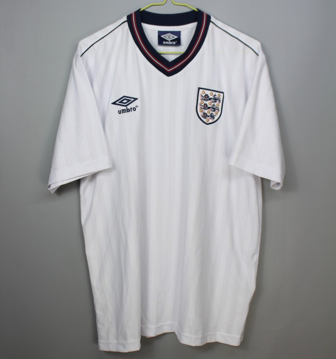 ENGLAND OFFICIAL UMBRO REISSUE SHIRT 1986 M ADULTS WHITE FOOTBALL