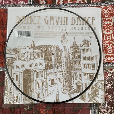 Dance Gavin Dance Downtown Battle Mountain Picture Disc Vinyl Near