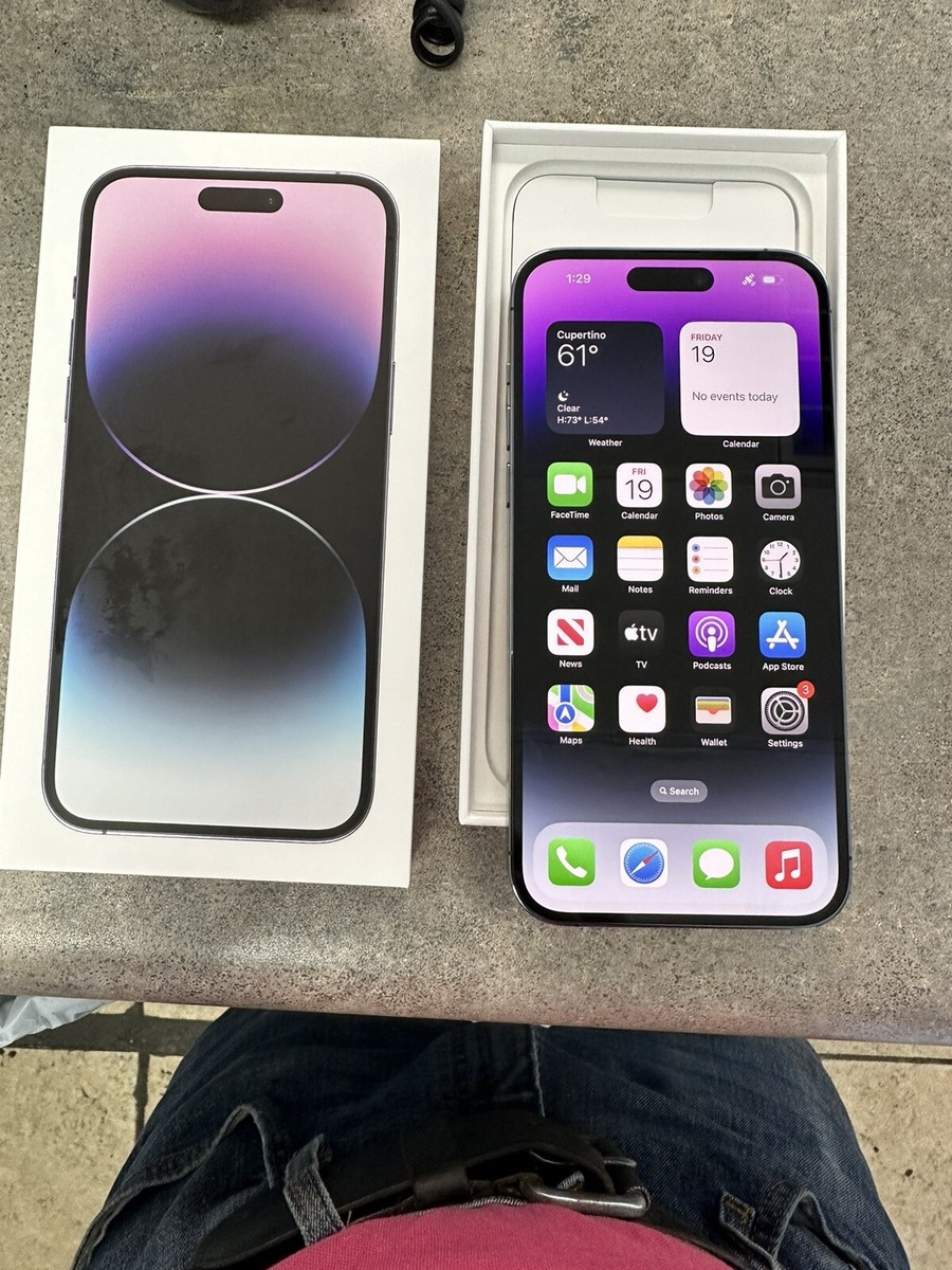 Apple iPhone 14 Pro Max - 128GB - Deep Purple Verizon Or Spactrum