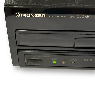 PIONEER ELITE CLD-59 LASERDISC LD CD CDV PLAYER | eBay