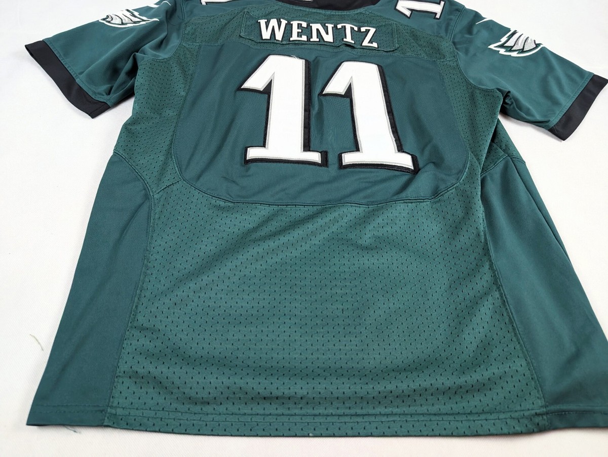 Nike Carson Wentz Philadelphia Eagles #11 NFL On Field Football