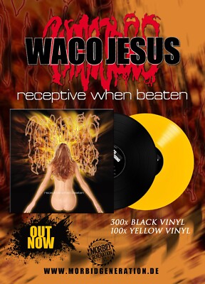 WACO JESUS - Receptive When Beaten LP (black) Torsofuck Lividity