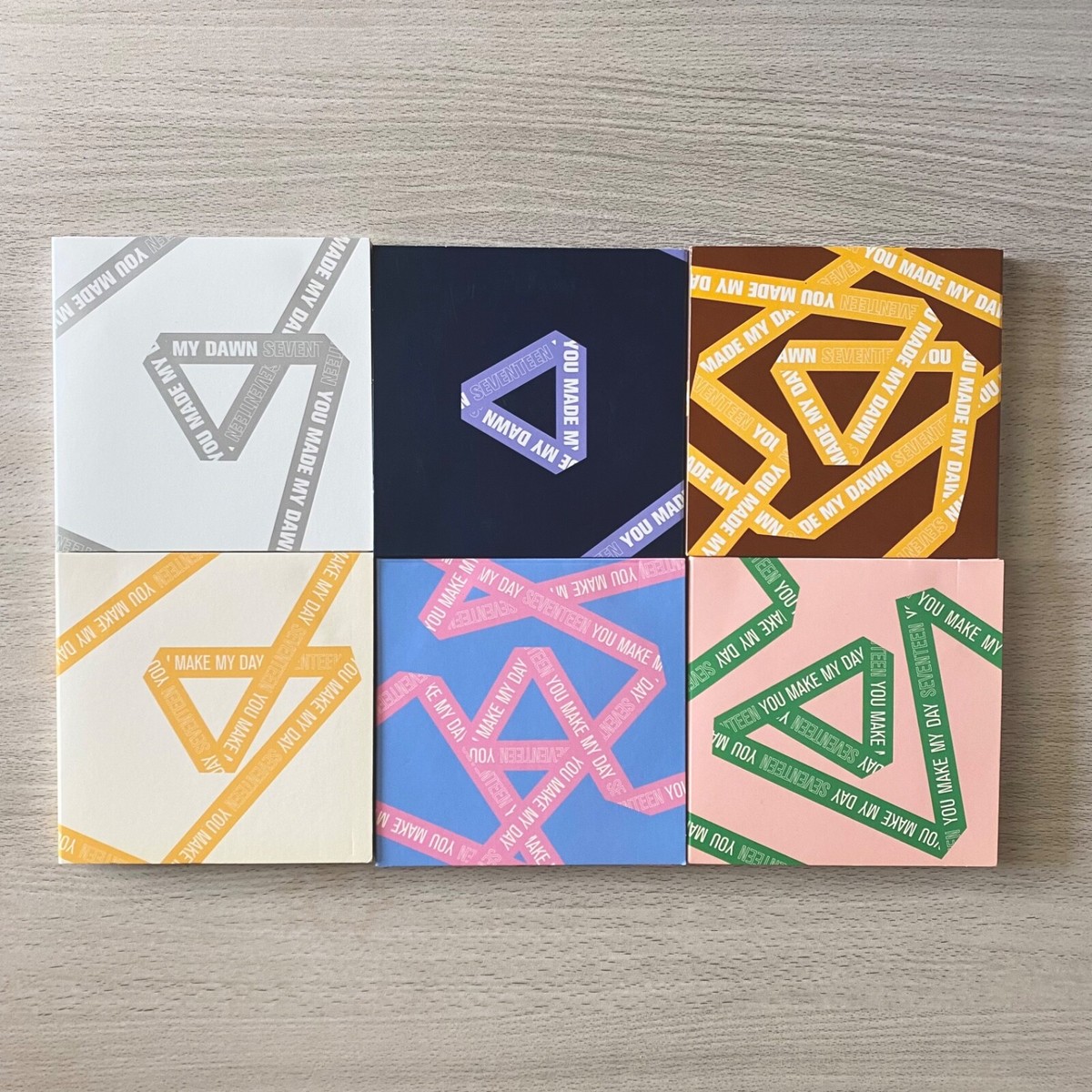 SEVENTEEN you made my dawn 3ver. + you make my day 3ver. set No