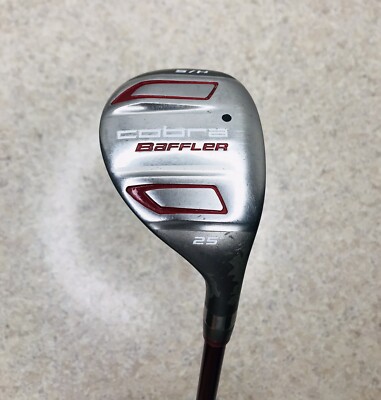 Cobra Baffler Red #5 Hybrid 25 Degree Regular Flex Graphite 53G